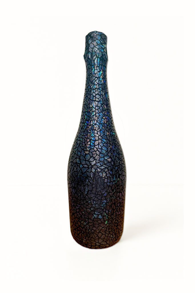 Olo Bottle Sleeve Crackle Black Rainbow