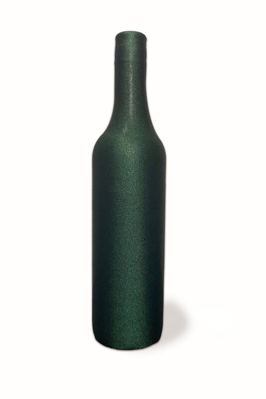 Olo Bottle Sleeve  Faux Leather Green