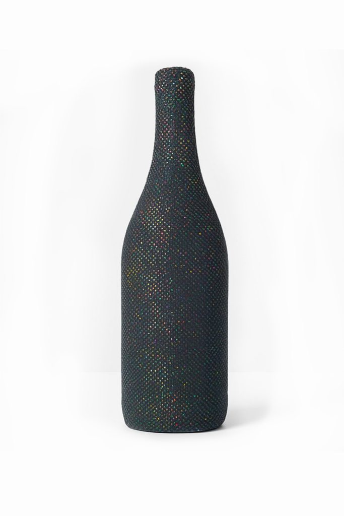 Olo Bottle Sleeve Tiny Dot Black Rainbow